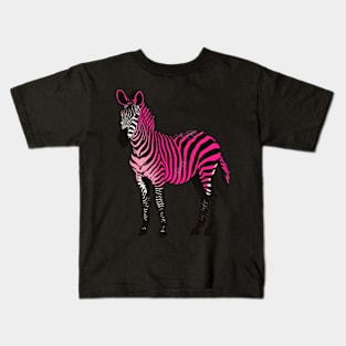 Zebra Savanna Sprint Kids T-Shirt